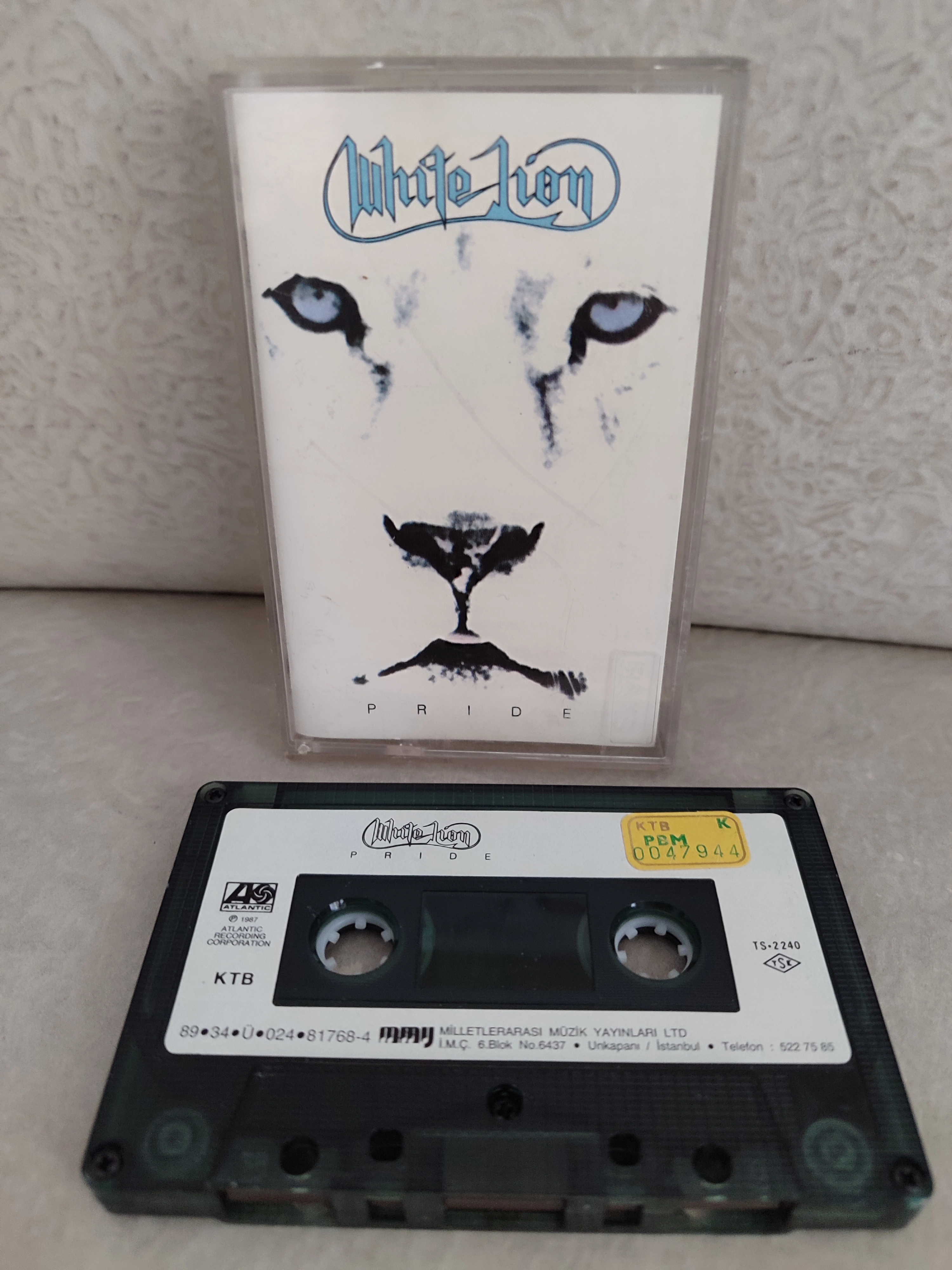 White Lion - Pride - 1989 Türkiye Basım Kaset 2.el