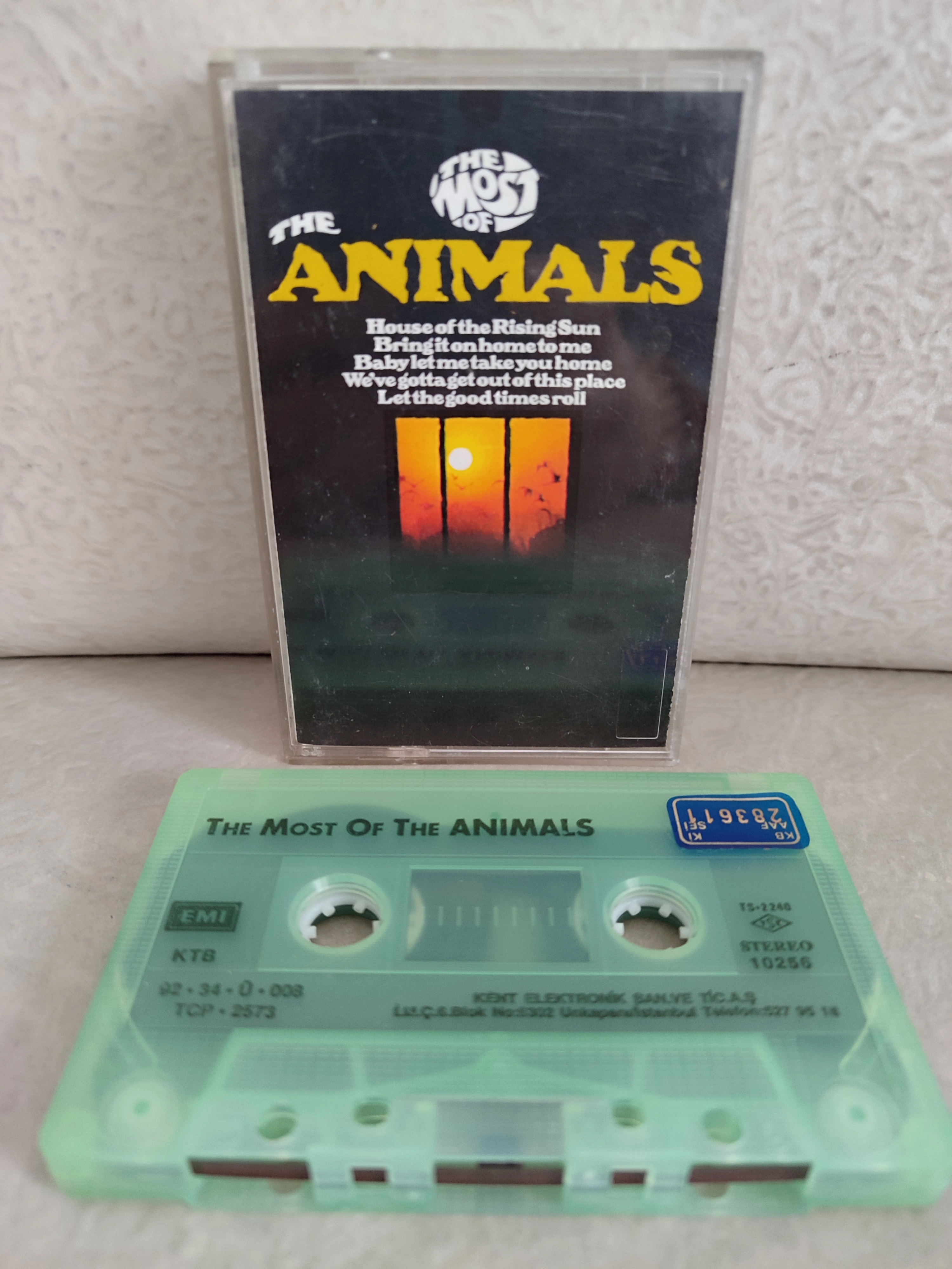 The Animals - The Most of The Animals - 1992 Türkiye  Basım Kaset 2.el