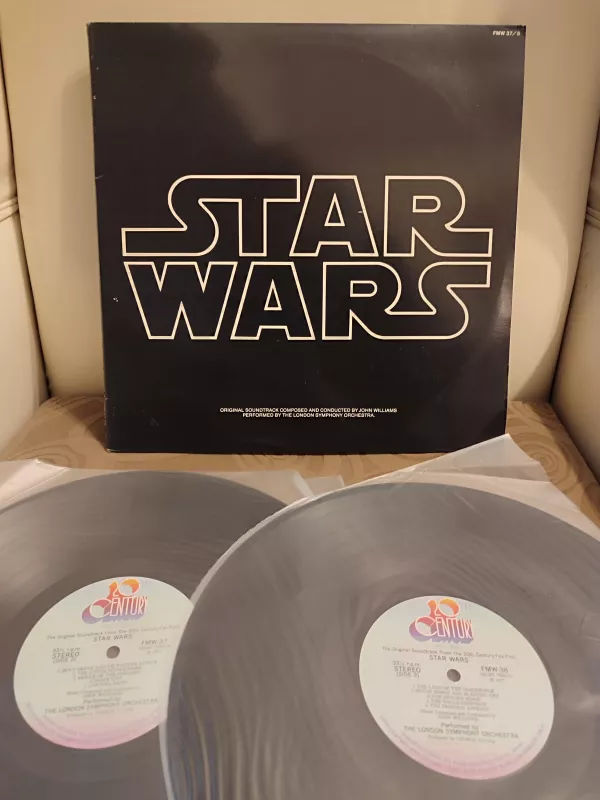 STAR WARS (Soundtrack ) - John Williams - 1977 Japonya Basım 2xLP Plak 2.EL