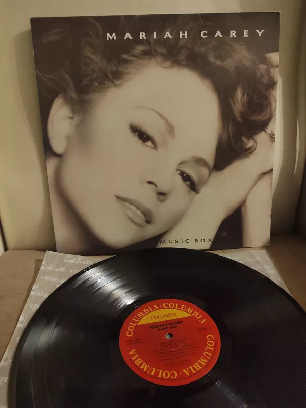 MARIAH CAREY - Music Box - Nadir 1993 Güney Kore Basım Albüm LP Plak ( Without You bu plakta) 2.el