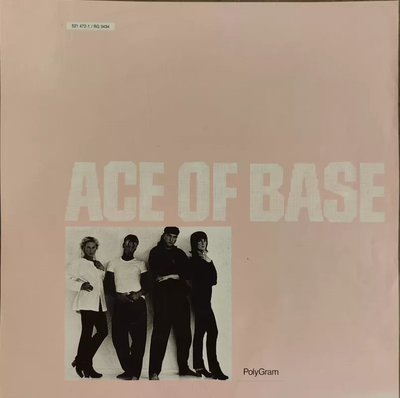 ACE OF BASE - Happy Nation ( U.S. Version ) - Nadir 1994 Güney Kore Basım Albüm LP Plak 2.el