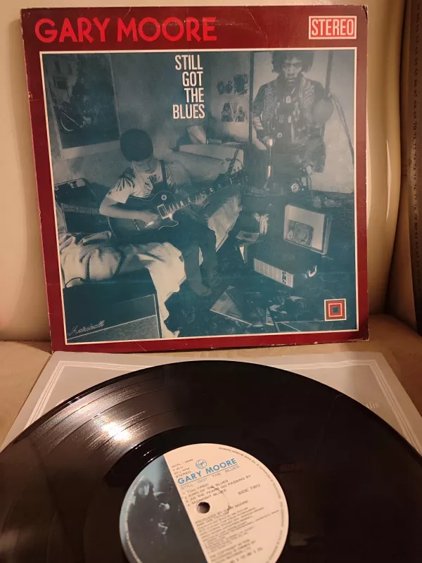 GARY MOORE - Still Got The Blues - Nadir 1990 Güney Kore Basım Albüm LP Plak 2.el