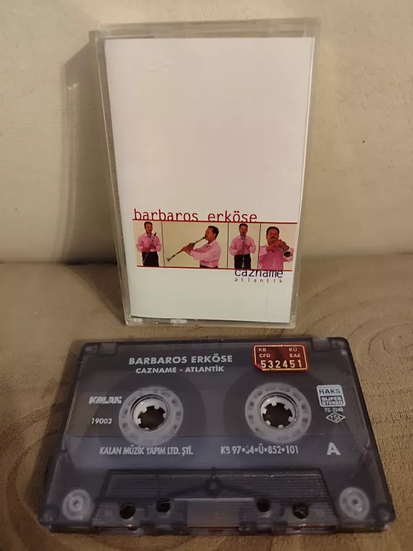Barbaros Erköse   - Cazname -  1997 Türkiye Basım Kaset Albüm 2.EL