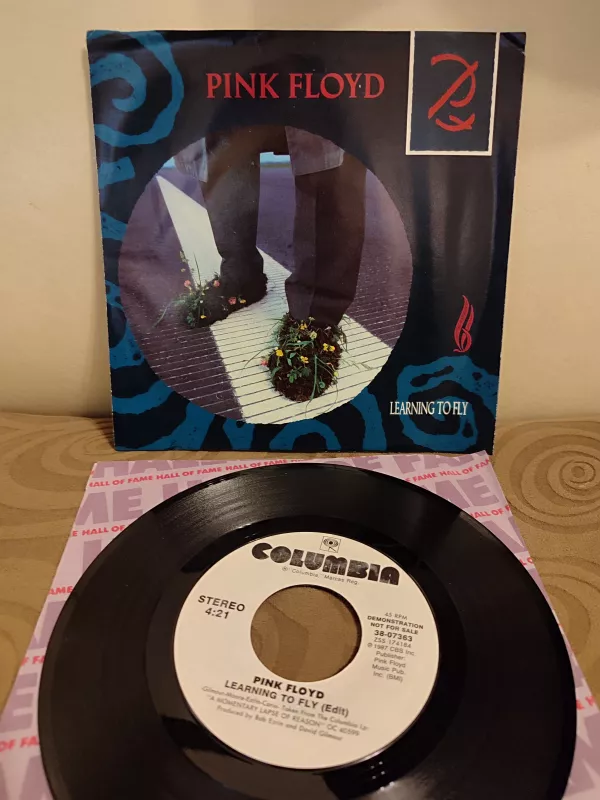 PINK FLOYD - Learning To Fly 1987 USA Basım 45lik Plak 2.EL