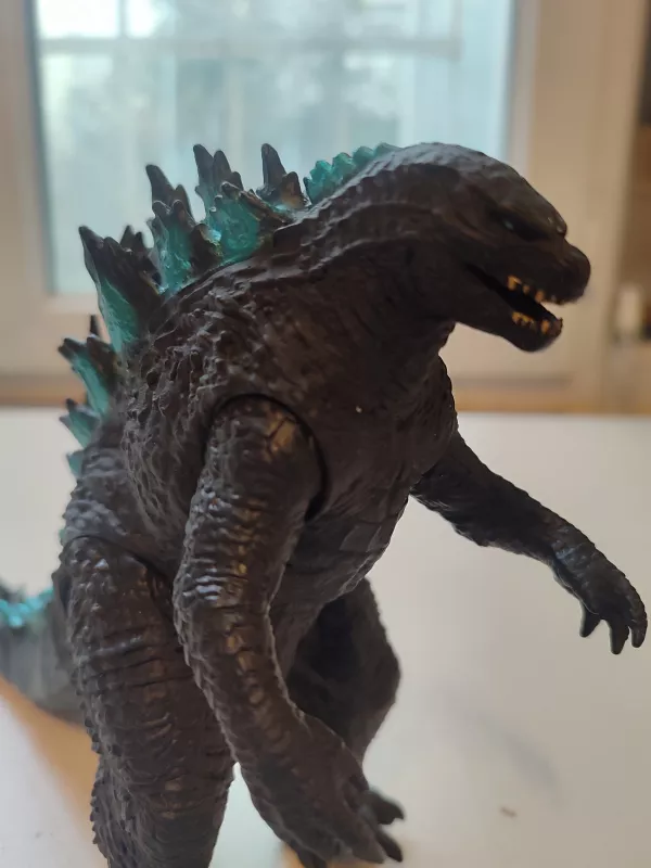 GODZILLA / King of Monters  - Orjinal 2019 Bandai Figürü - Boy : 18 cm - Uzunluk 40 cm