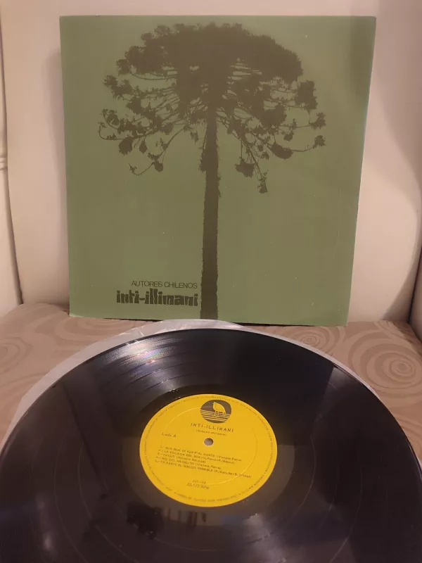 İnti İllimani - Autores Chilenos 1971 Şili Basım 33’lük Nadir LP Albüm Plak 2. EL