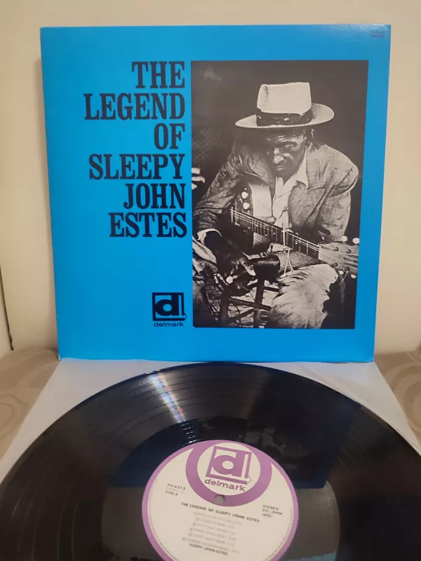 Sleepy John Estes - The Legend Of Sleepy John Estes - 1963 Japonya Basım LP Plak 2.EL