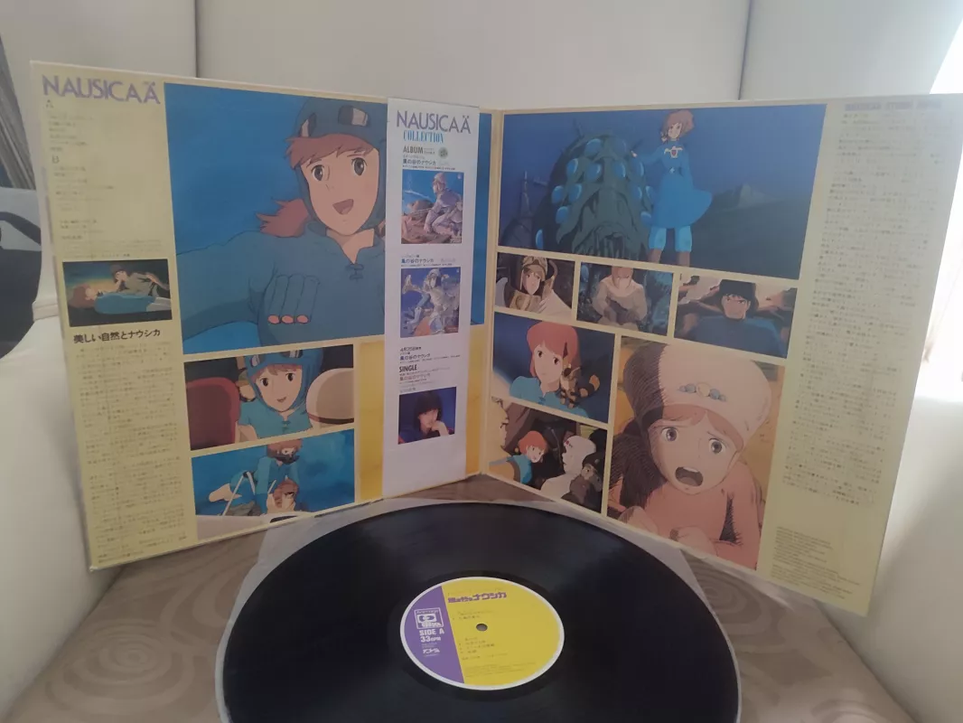 NAUSICAA Of The Valley Of TheWind - Orginal Soundtrack 1984 Japonya Basım LP Plak - Obi’li 2.EL
