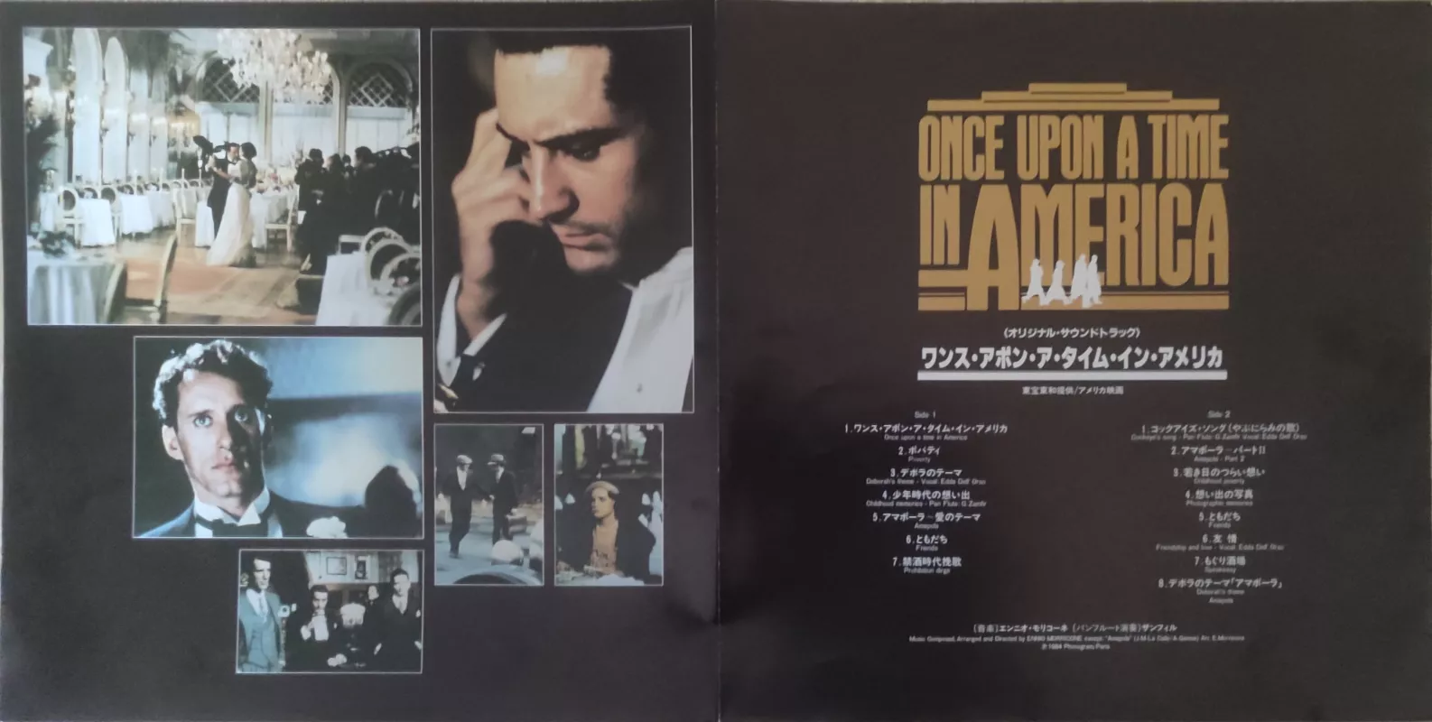 Once Upon A Time In America - Ennio Morricone - Soundtrack 1984 Japonya Basım LP Plak 2.el