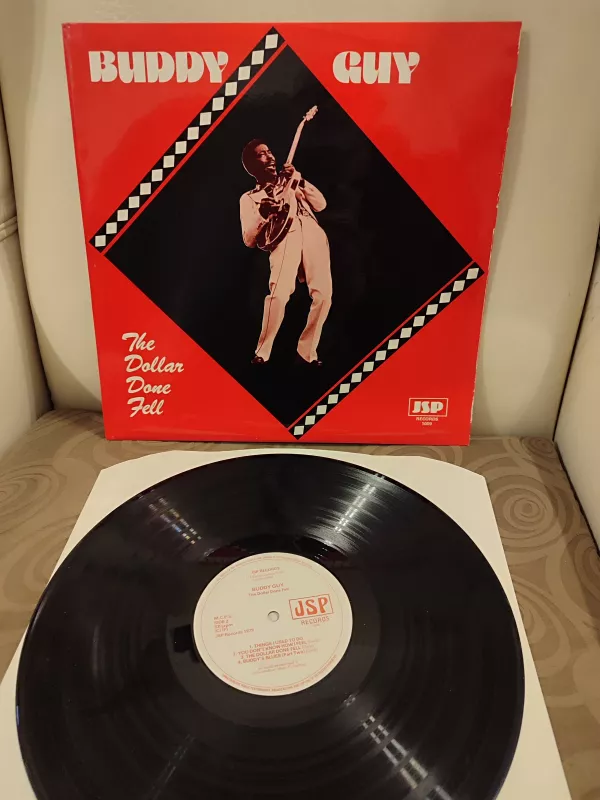 BUDDY GUY - The Dollar Done Fell - 1980 İngiltere Basım LP Plak Albüm 2.el