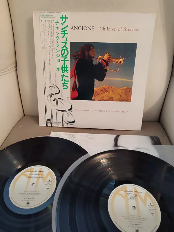 Chuck Mangione - Children of Sanchez - 1979 Japonya Basım Nadir Double Plak Album - Obi’li 2.el