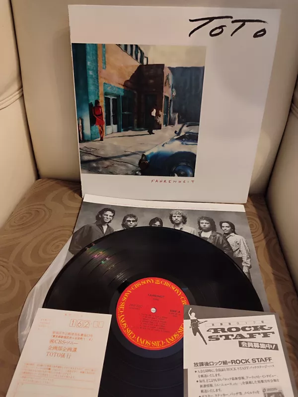 TOTO - Fahrenheit -  1986  Japonya Basım  LP Plak 2.el