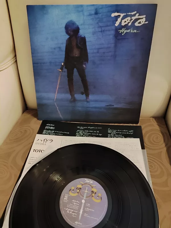Toto – Hydra - 1979 Japonya Basım 33 Lük LP Albüm Plak 2.EL