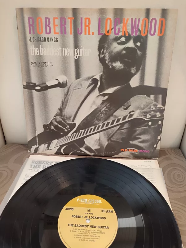 Robert Lockwood Jr. ‎- The Baddest New Guitar 1980 Japonya  Basım  LP Plak Albüm 2.EL