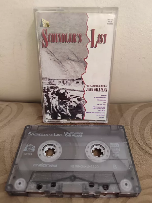 Schindler’s List Star Wars and Other John Williams Musics  - 1998 Türkiye Basım Kaset 2.el