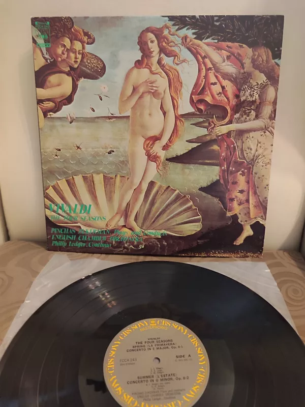 Vivaldi - The Four Seasons/Dört Mevsim - Pinchas Zukerman  1973 Japonya Basım  33 lük LP Plak 2. el