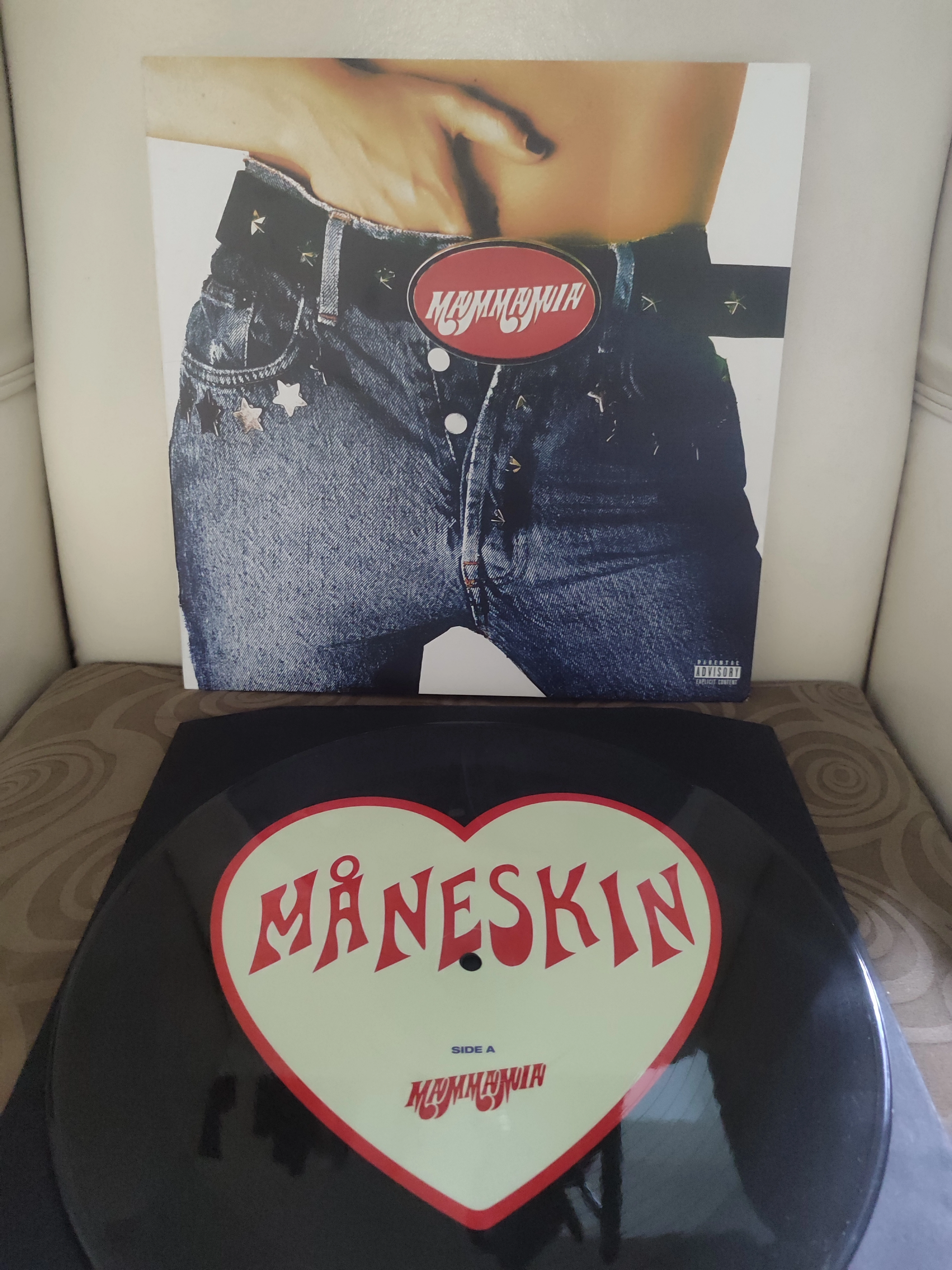 Maneskin - Mammamia -(12’’ Single picture LP) - 2021 Almanya Basım 2.EL