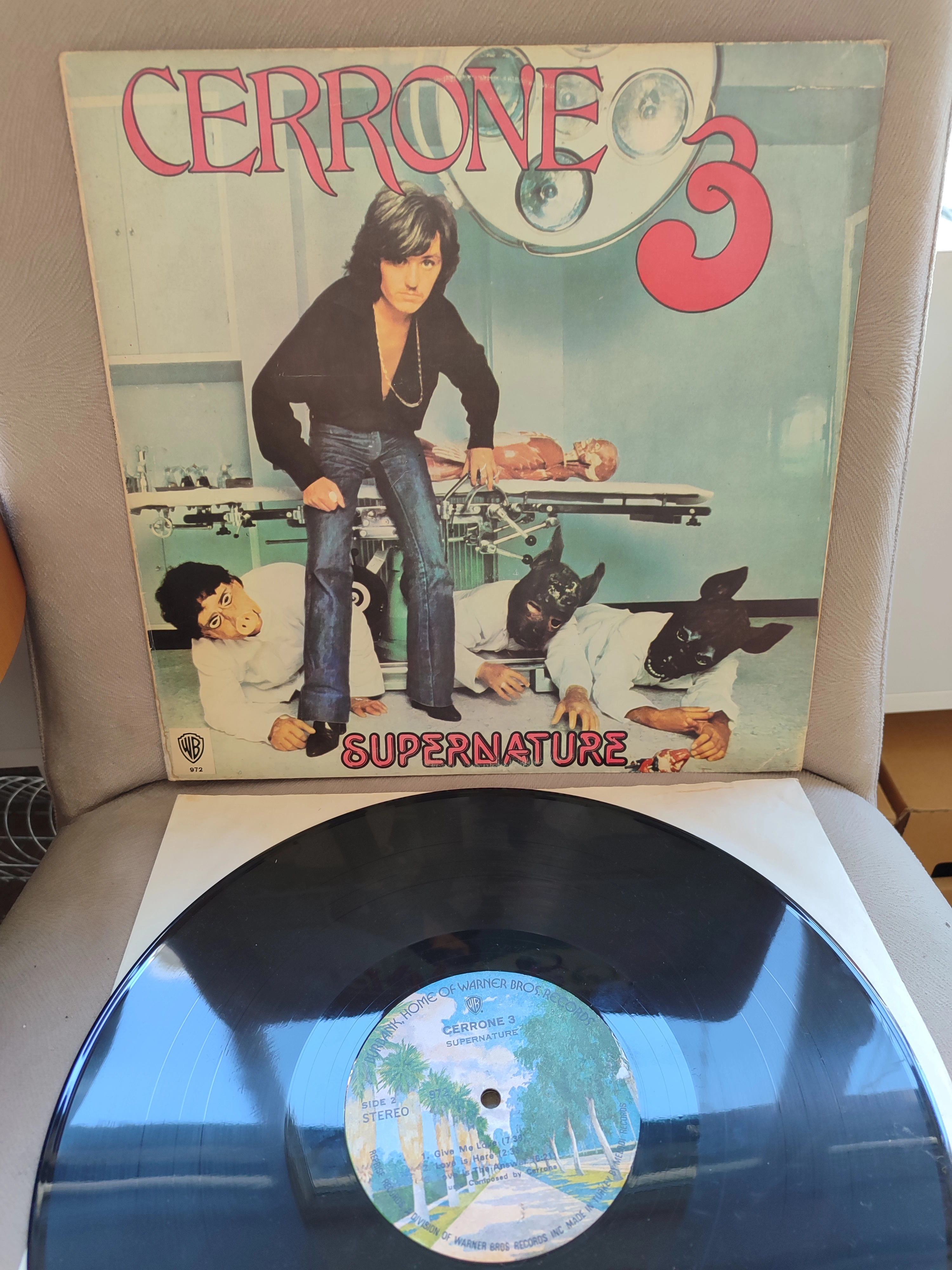 Cerrone - Cerrone 3 Supernature - 1977 Türkiye Basım  LP Plak 2.EL