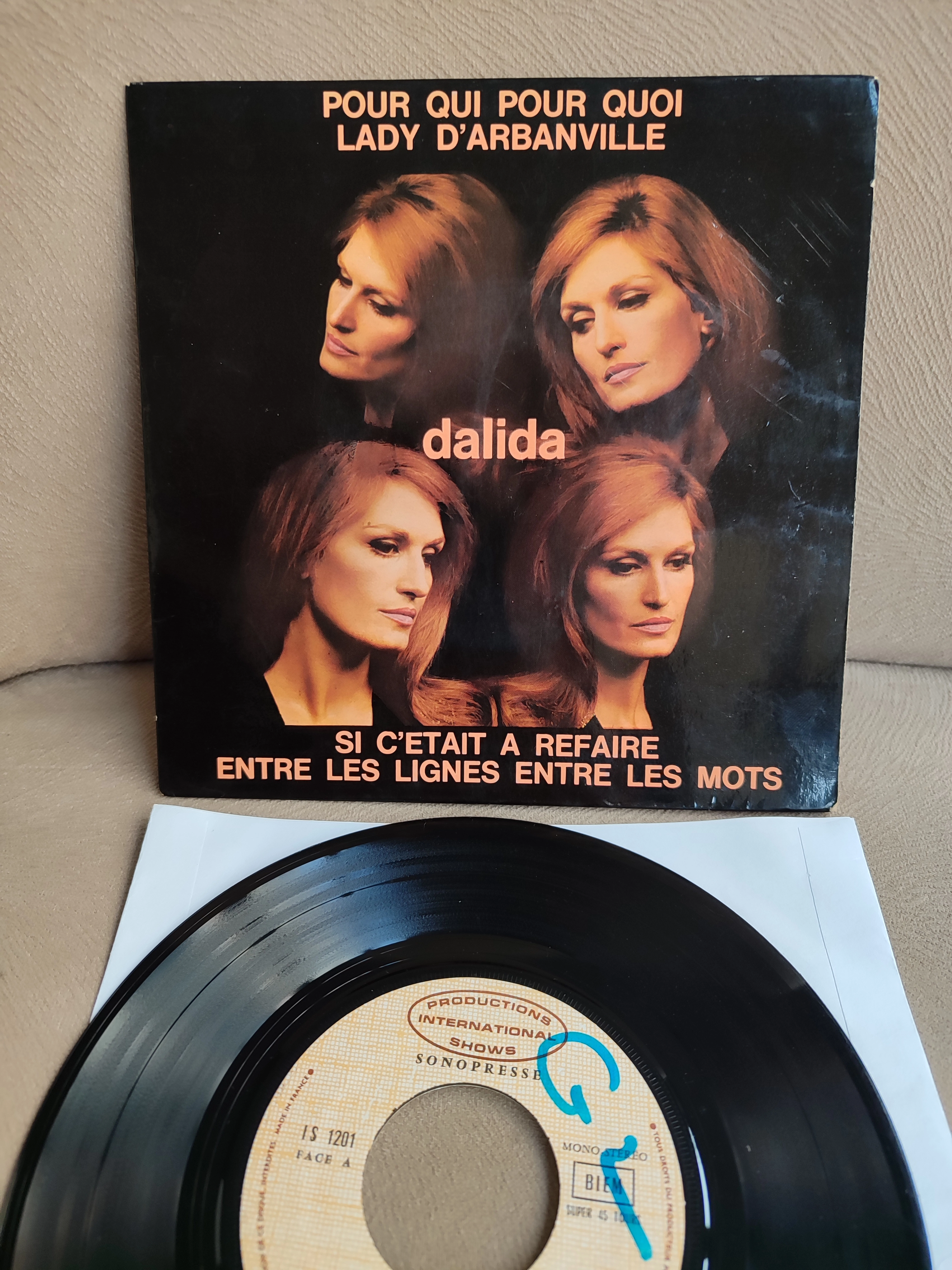 Dalida - Lady D’arbanville - 1970 Fransa Basım Nadir EP Plak 2.EL