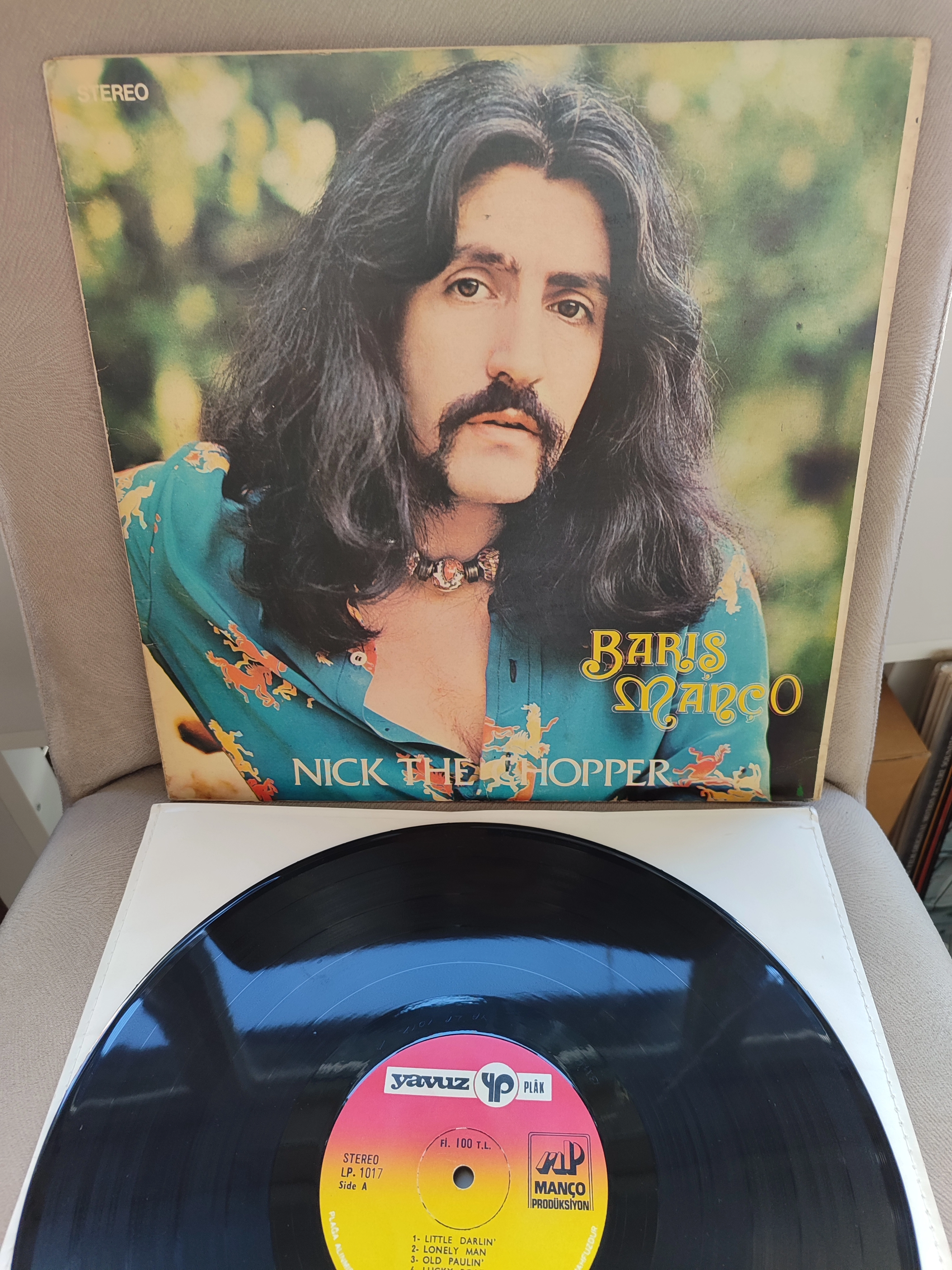 Barış Manço - Nick The Chopper - 1977 Türkiye Basım Nadir Plak 2.el