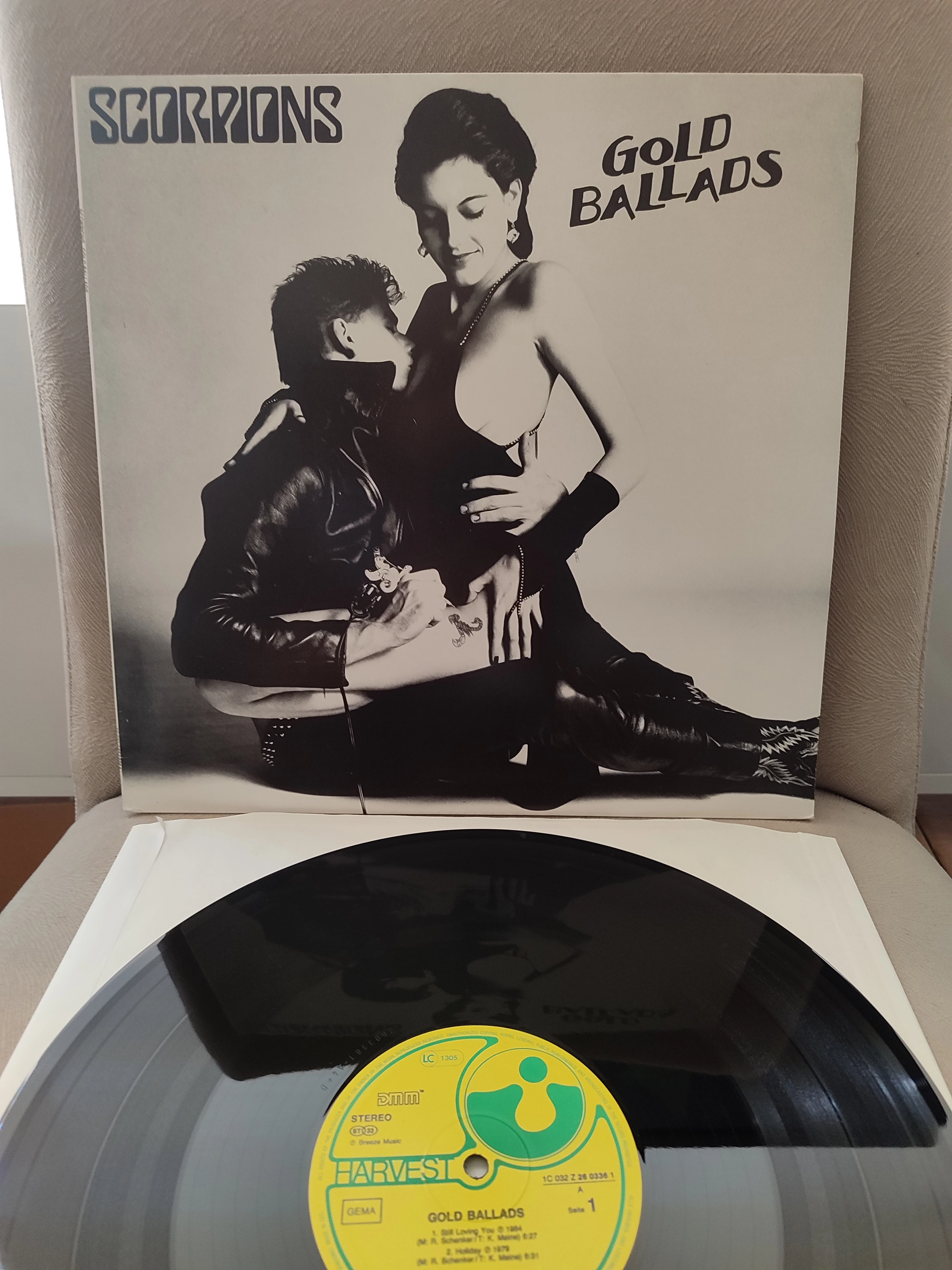 Scorpions - Gold Ballads - 1984 Almanya Basım Albüm - LP Plak Dönem Basım
