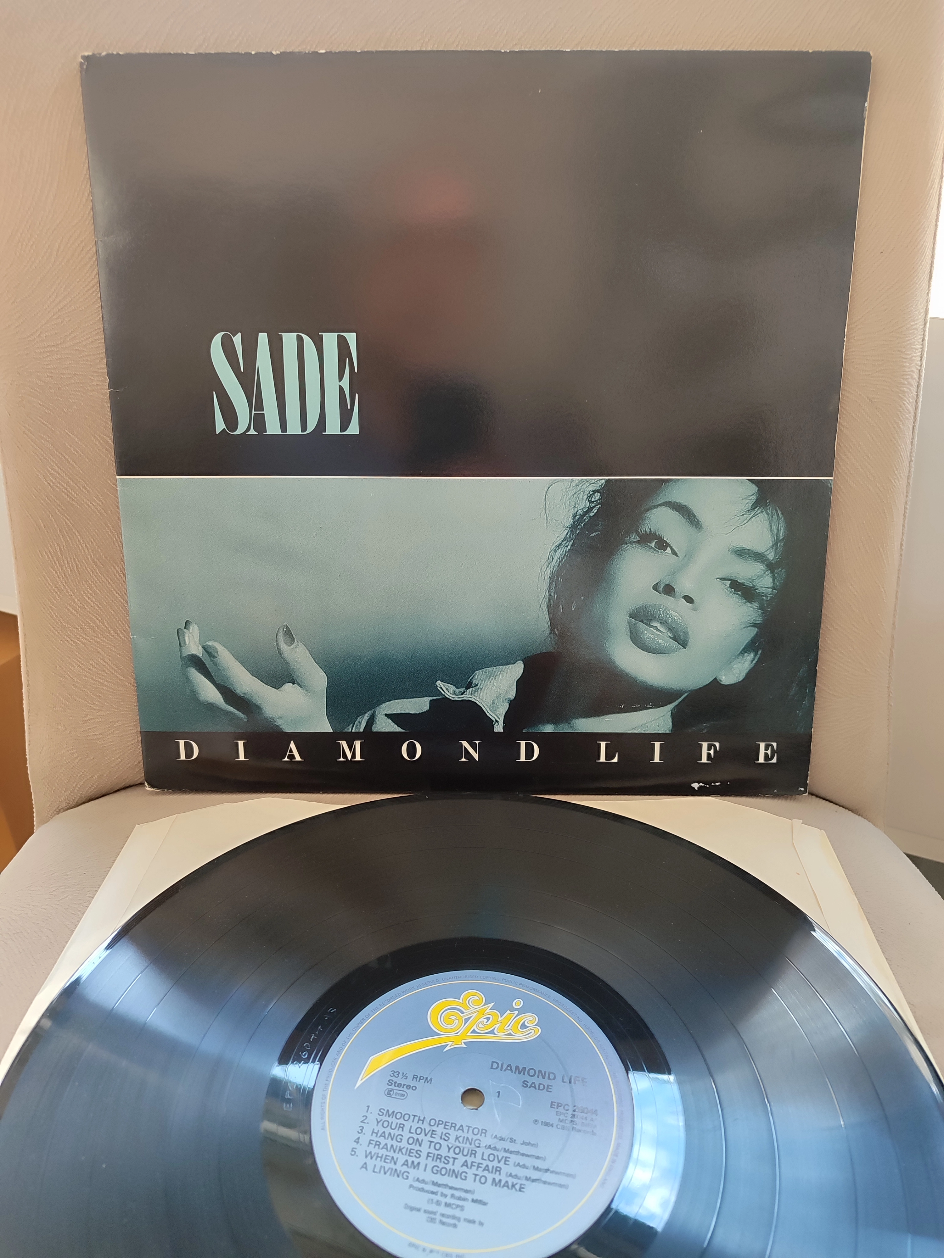 Sade - Diamond Life - 1984 İngiltere Basım LP Plak 2.el