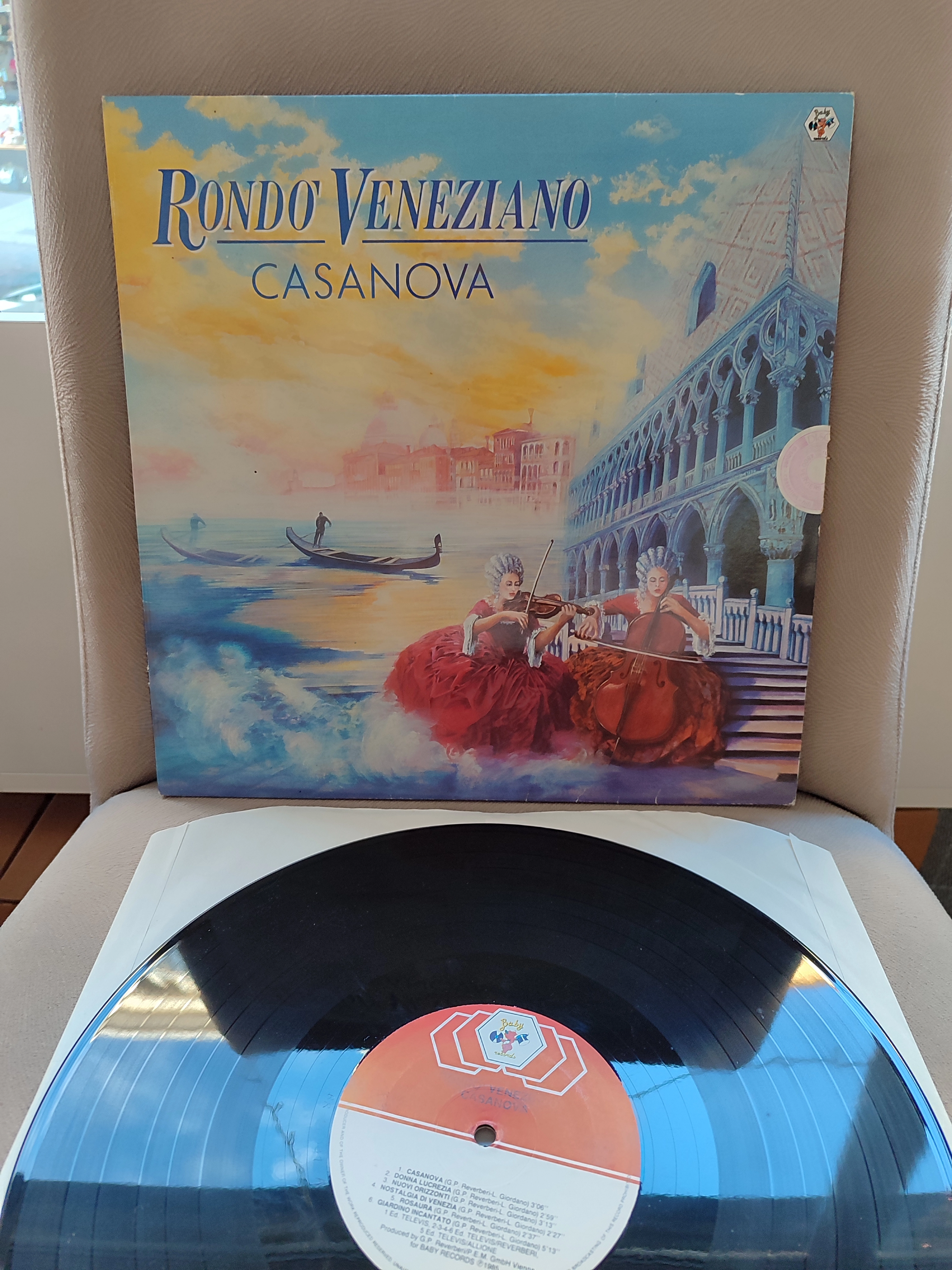 Rondo Veneziano - Casanova - 1985 Belçika  Basım  LP Plak 2.el