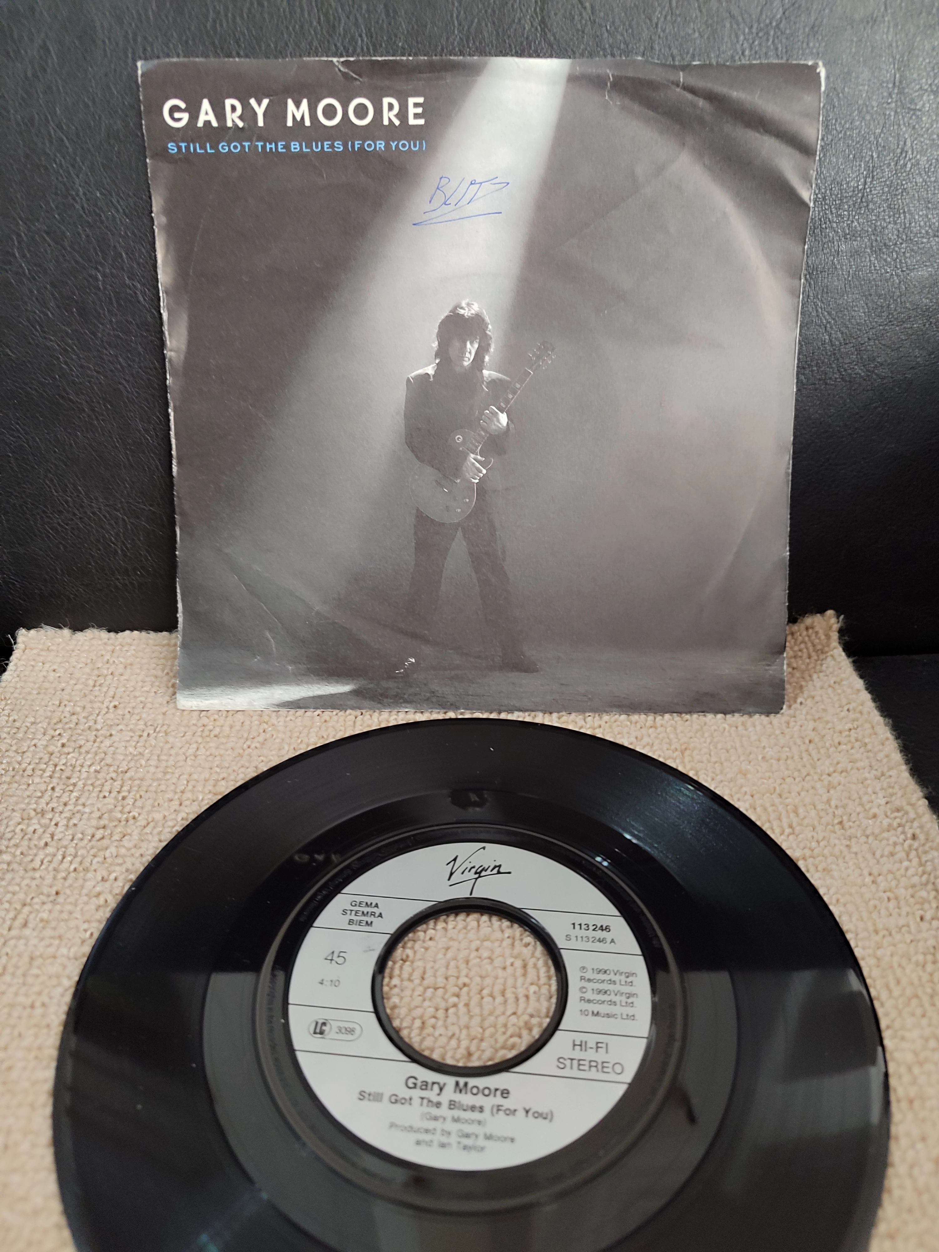 Gary Moore Still Got The Blues (For You) - 1990 Almanya Dönem Basım 45 lik Plak