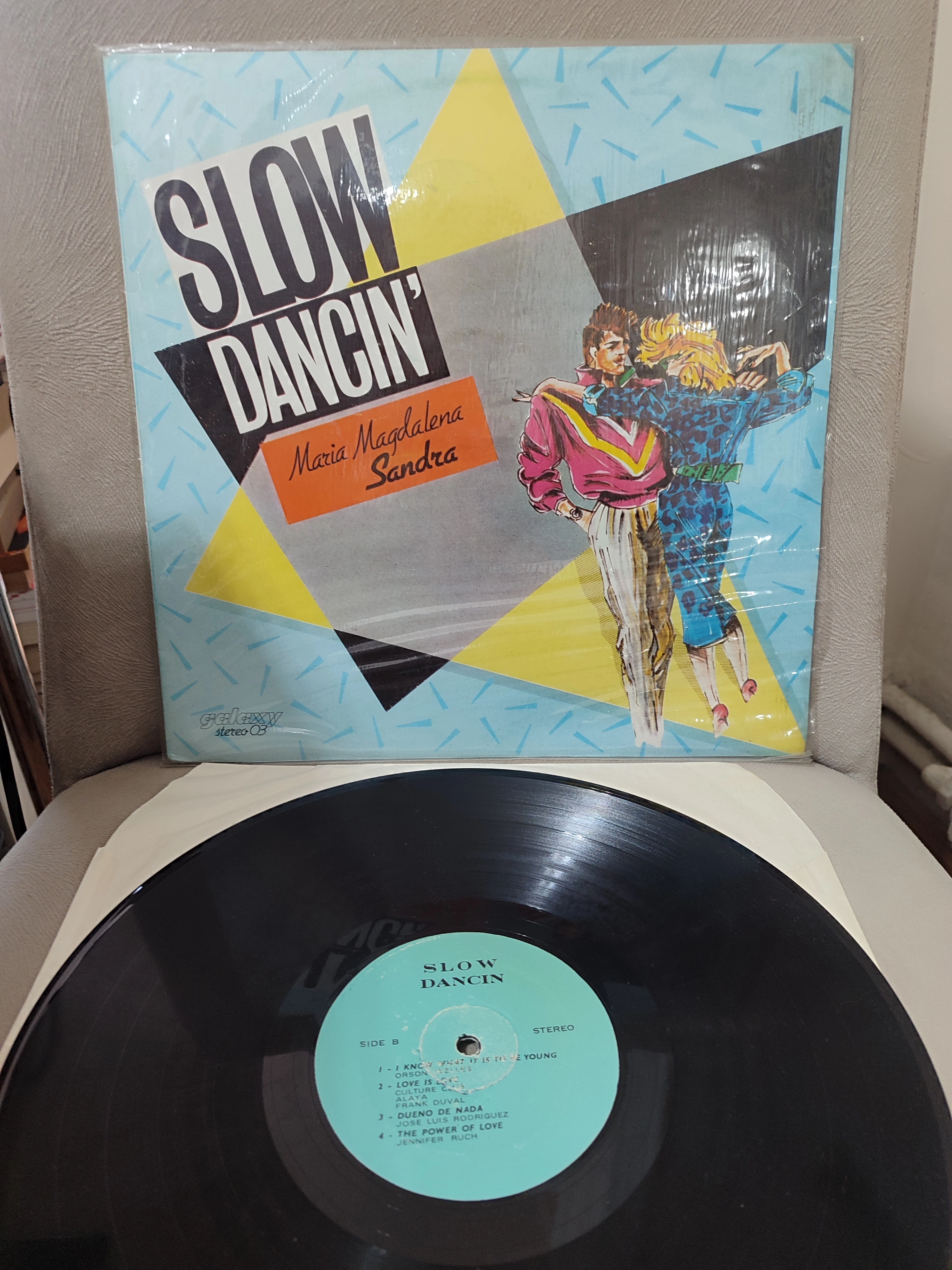 Slow Dancin’ - Sandra Maria Magdelena / I know What It is to be Young 1985 Türkiye Basım LP Plak 