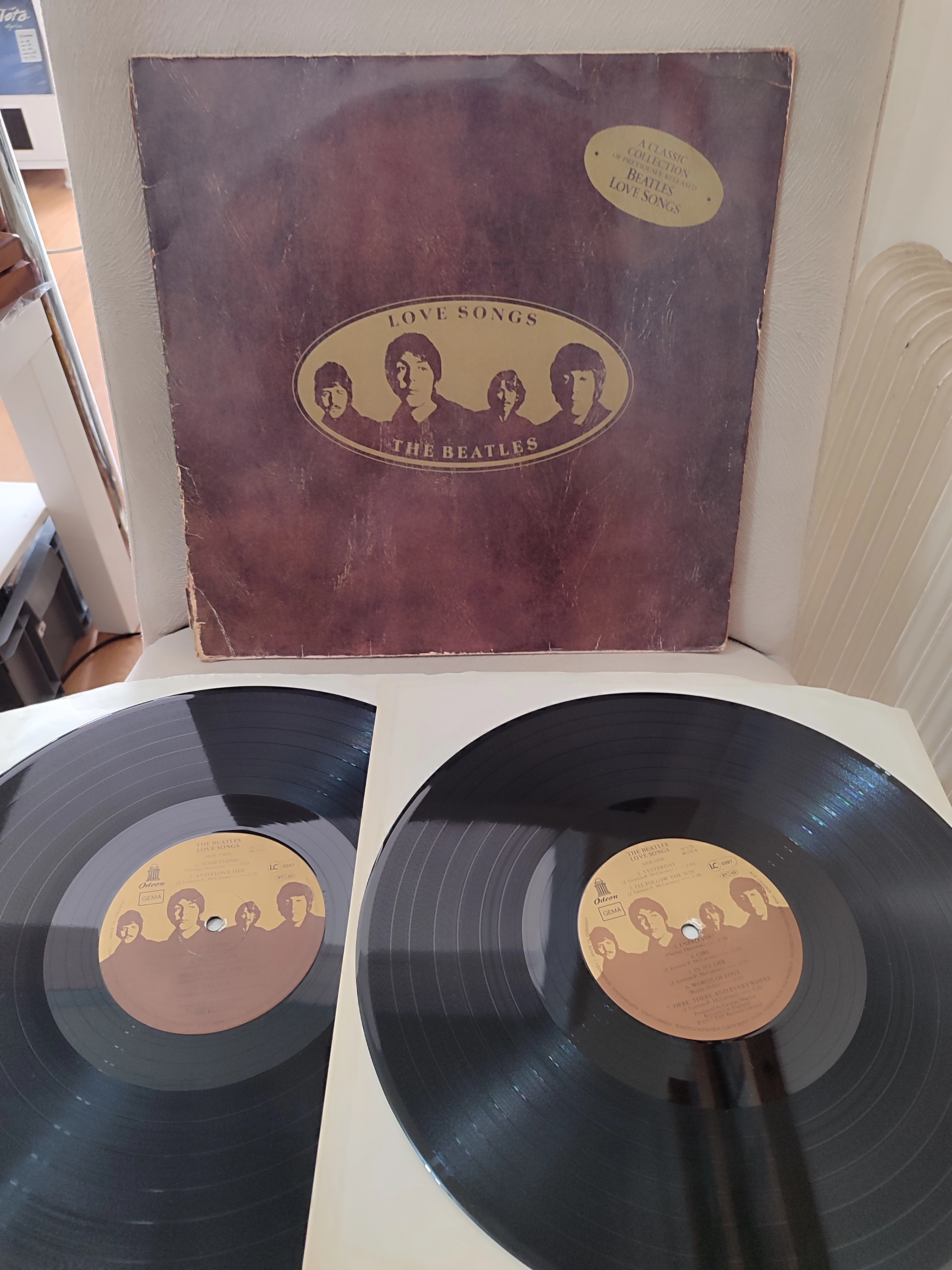 The Beatles  Love Songs - 1977 Almanya  Basım Albüm - Double LP - Dönem Basım