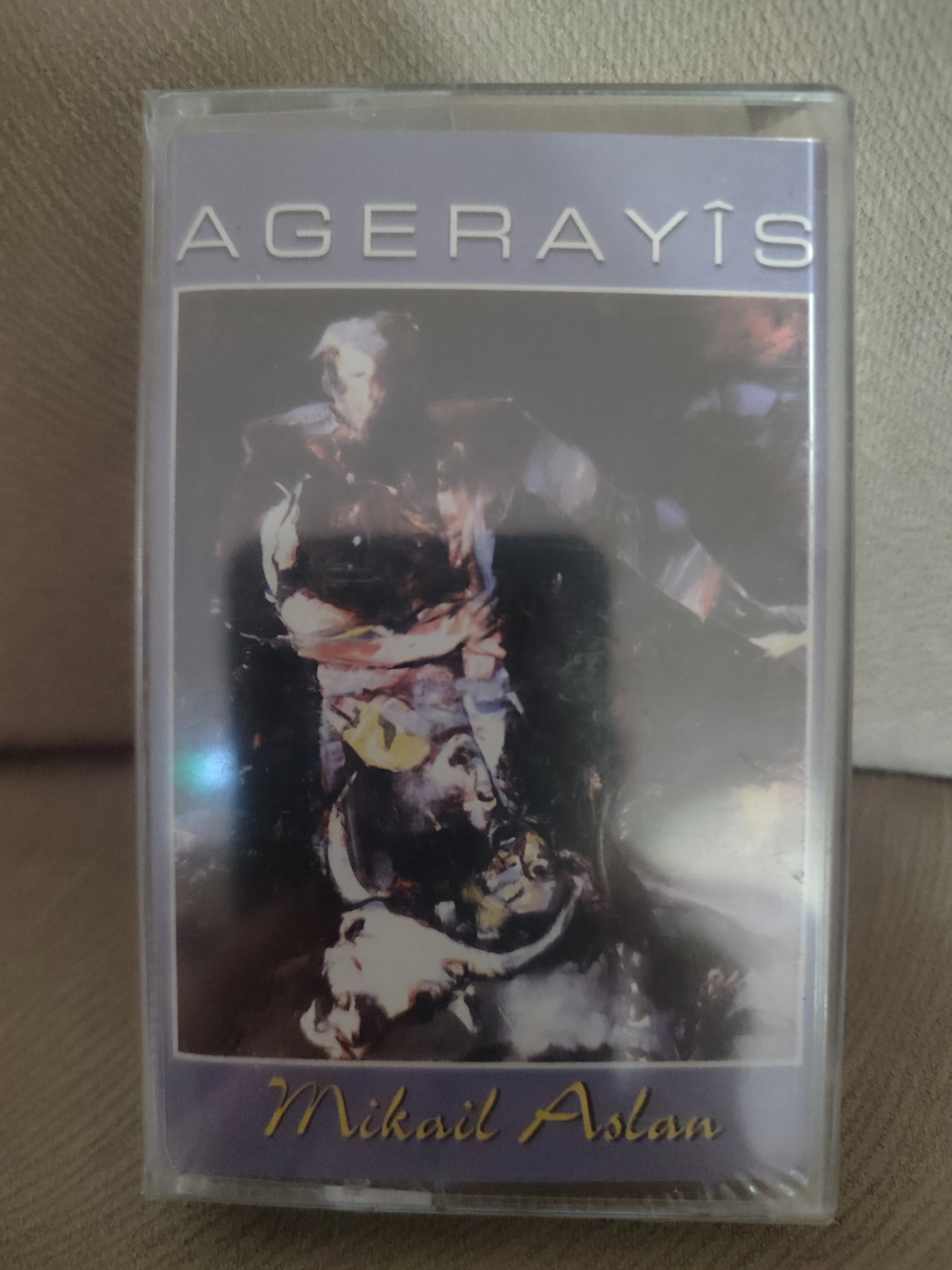 Mikail Aslan - Agerayiş - 2000 Türkiye Basım Kaset Albüm (Kürtçe) - Ambalajında