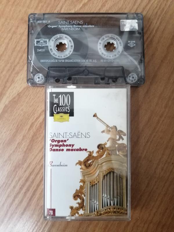 SAINT-SAENS - ’Organ’ Symphony Danse Macabre - 2001 TÜRKİYE BASIM KASET ALBÜM