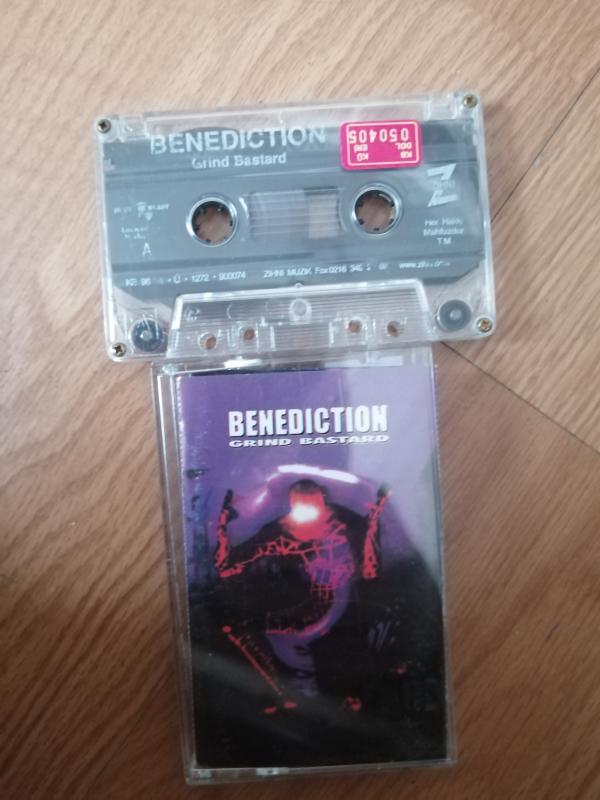 BENEDICTION - GRIND BASTARD  - 1998 TÜRKİYEBASIM KASET ALBÜM
