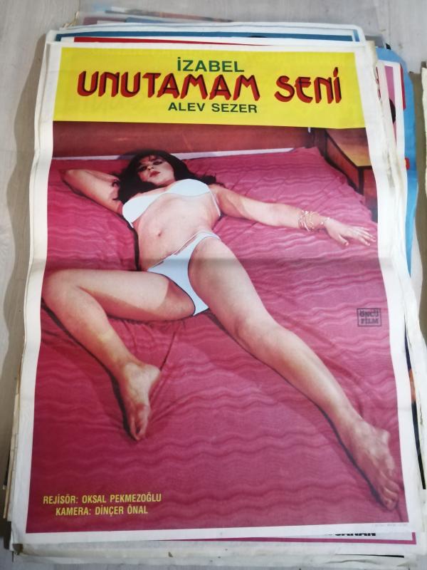 UNUTMAM SENİ - İZABEL - ALEV SEZER - 70X100 EBATLARINDA ORJİNAL FİLM AFİŞİ