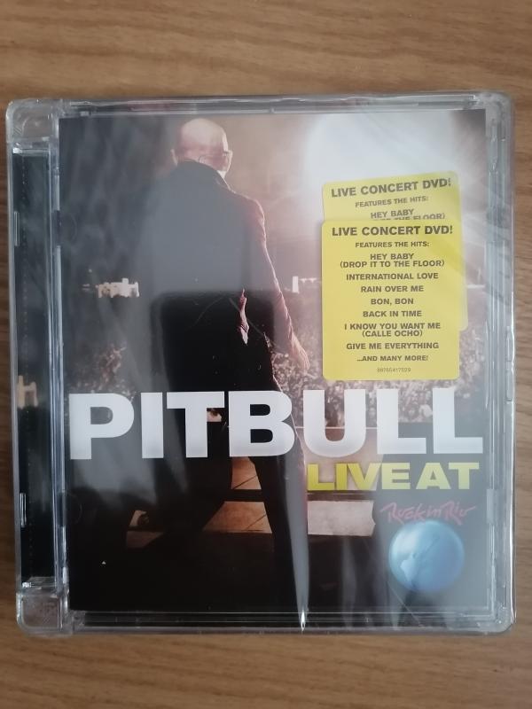 PITBULL - LIVE AT ROCK IN RIO - EU (AVRUPA) BASIM KONSER DVD’Sİ - AÇILMAMIŞ AMBALAJINDA
