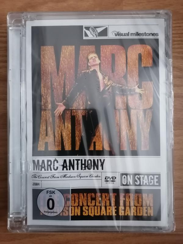 MARC ANTHONY - THE CONCERT FROM MADISON SQUARE GARDEN 2004 - AVRUPA BASIM KONSER DVD - 120 DAKİKA (JEVEL CASE ŞEFFAF KUTUDA ) - AÇILMAMIŞ AMBALAJINDA