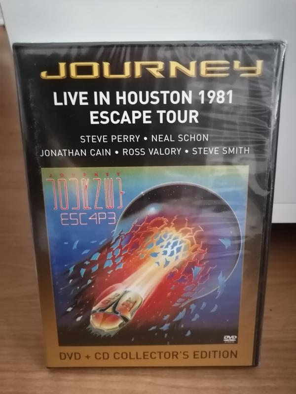 JOURNEY - LIVE IN HOUSTON 1981 -  AVRUPA BASIM KONSER  DVD + CD  - AÇILMAMIŞ AMBALAJINDA