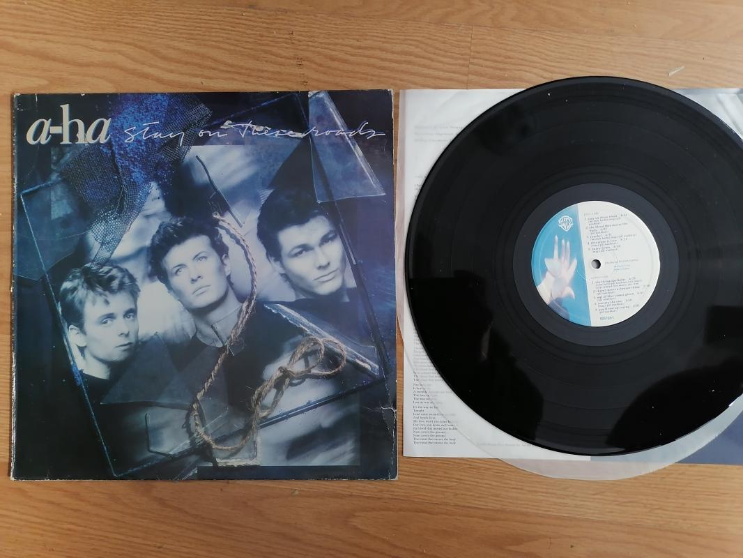A-HA - STAY ON THESE ROADS - 1988 YUNANİSTAN BASIM - 33 LÜK LP PLAK