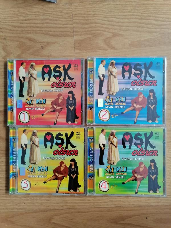 DEVEKUŞU KABARE - AŞK OLSUN - METİN AKPINAR & ZEKİ ALASYA NEVRA SEREZLİ - 1- 2- 3- 4 - VCD FİLM