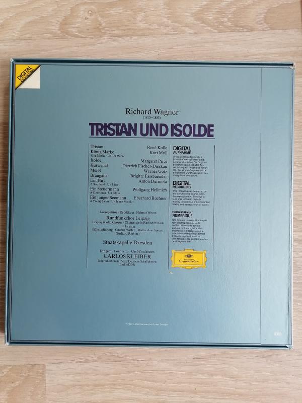 RICHARD WAGNER - TRISTAN UND ISOLDE  - CARLOS KLEIBER  - 1982 ALMANYA BASIM - 5 LP LİK  BOX SET