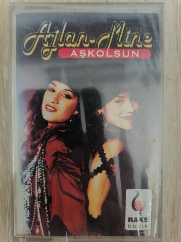 Ajlan / Mine - Aşkolsun- 1993 Türkiye Basım Kaset Albüm - Sıfır Ürün