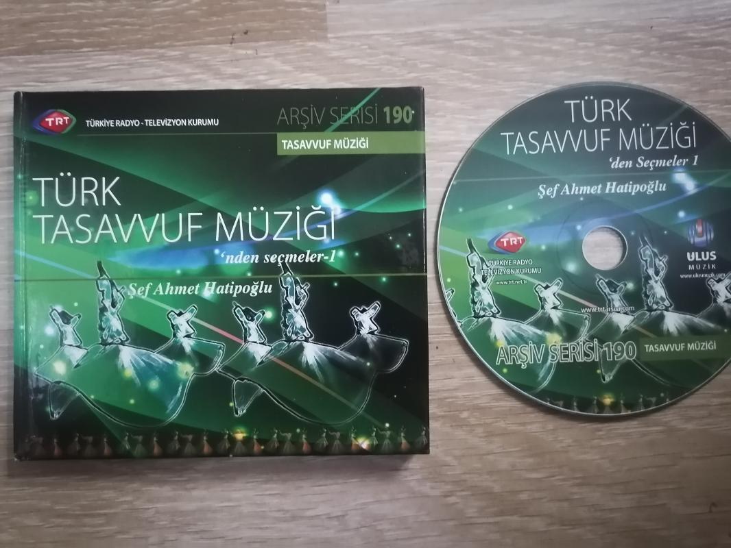 TRT Arşiv Serisi 190 - TÜRK TASAVVUF MÜZİĞİ’nden Seçmeler 1- Şef:Ahmet Hatipoğlu - CD ALBÜM