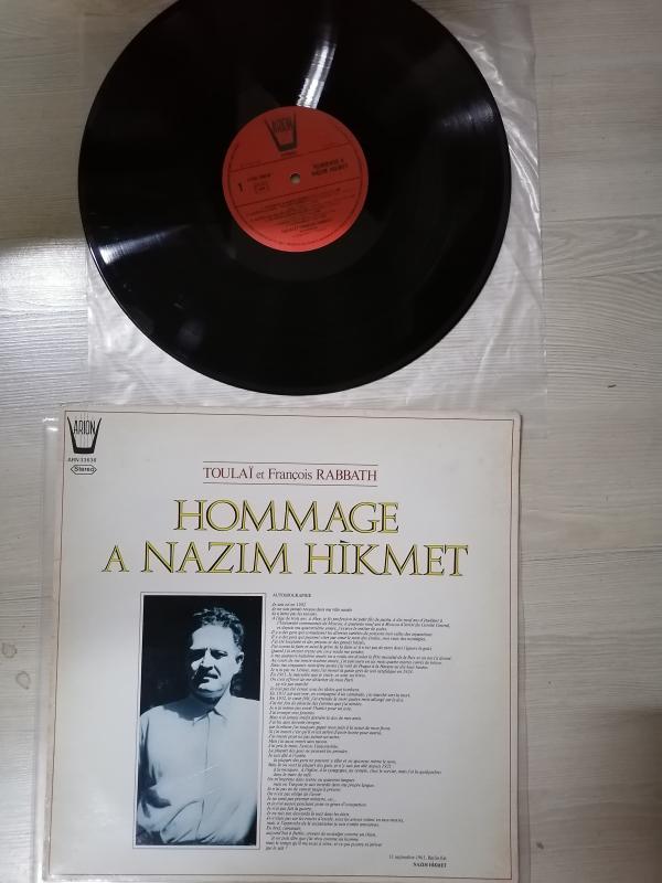 Tülay German - Hommage A Nazım Hikmet - 1982 Fransa Basım Nadir LP Albüm - 33 LÜK PLAK