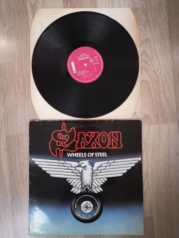 SAXON - WHEELS OF STEEL - 1980 FRANSA BASIM LP ALBÜM