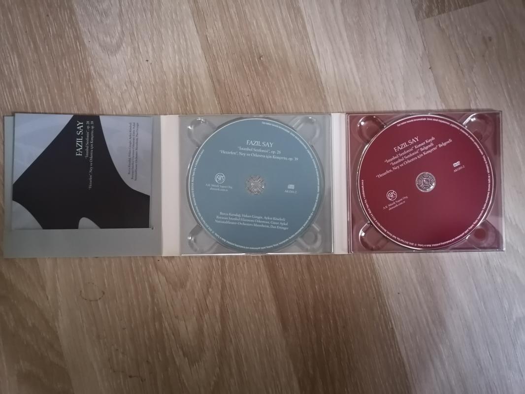 FAZIL SAY - İstanbul Senfonisi / Hezarfen Ney Konçertosu - 2012 Türkiye Basım - CD ALBÜM + DVD