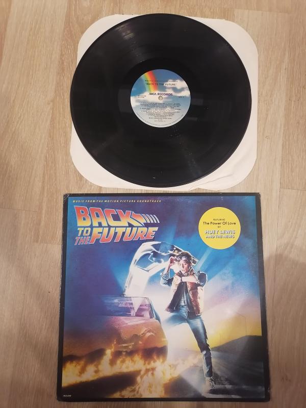 BACK TO THE FUTURE - SOUNDTRACK ALBÜM  - 1985 USA Basım - Nadir 33 lük LP Albüm