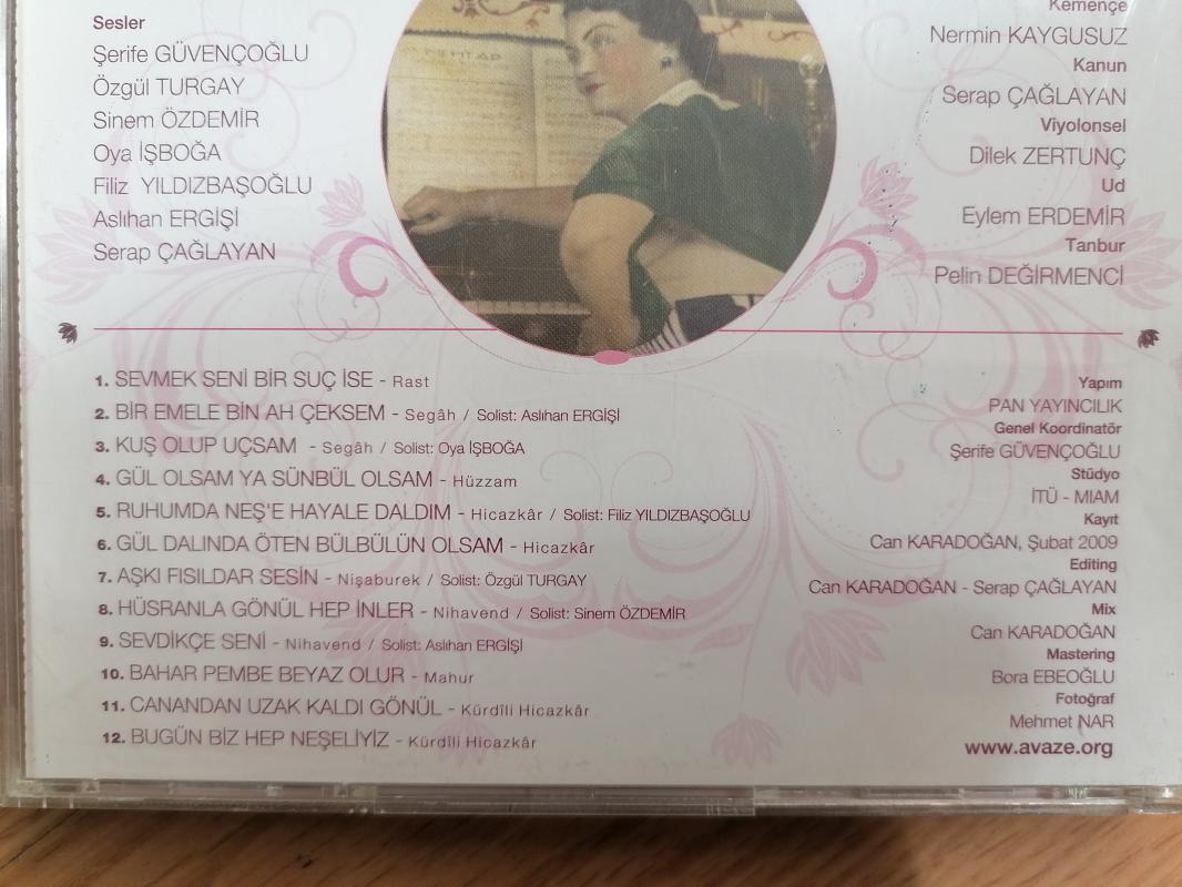 Avaze - Türk Müziği Kadınlar Topluluğu’ndan Nevser Kökdeş Şarkıları - CD