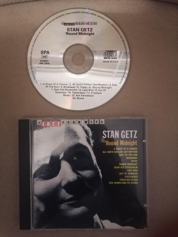 STAN GETZ - Round Midnight - 1990 Belçika Basım CD Albüm