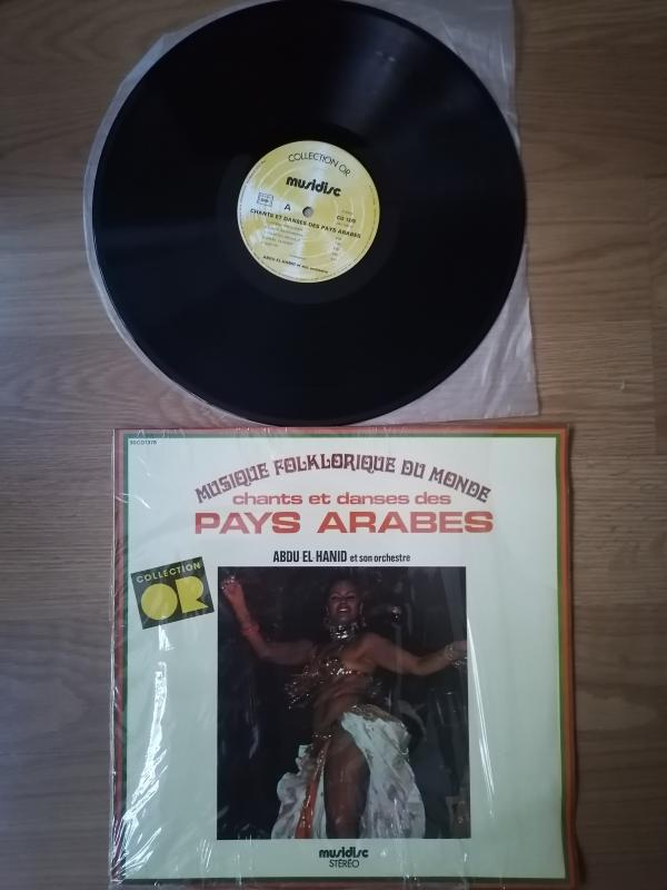 Abdu - El - Hanid Et Son Orchestre – Chants Et Danses Des Pays Arabes Fransa Basım 33 Lük LP Albüm