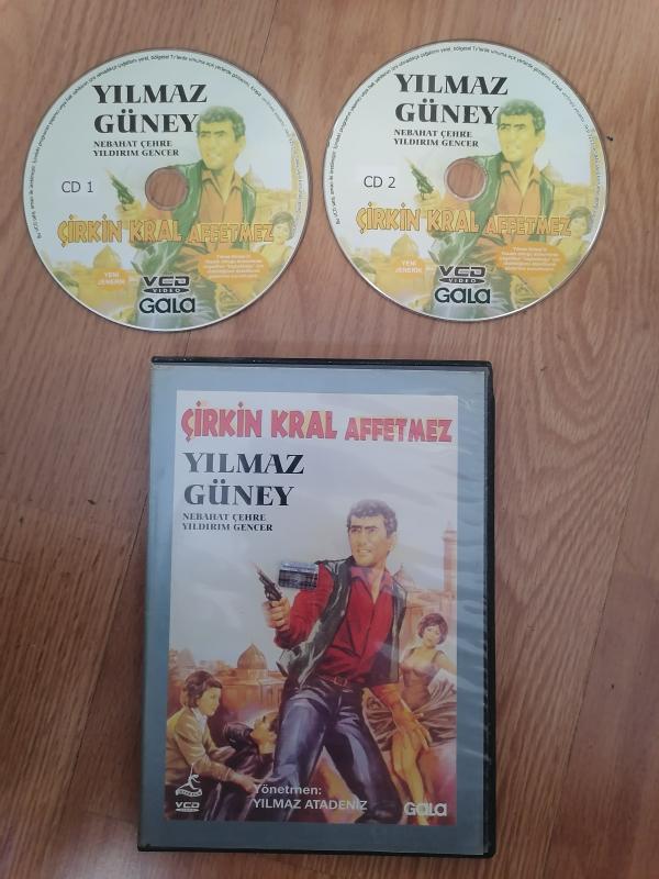 ÇİRKİN KRAL AFFETMEZ- 1967 Yapım Yılmaz Güney Filmi - 2 CD - 90 Dakika VCD Film